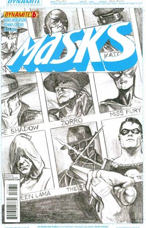 Masks #6 Incentive Alex Ross Sketch Cover