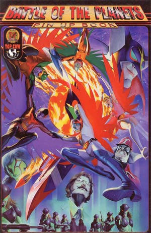 Battle Of The Planets Pinup Book Cover A DF Exclusive