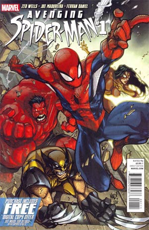 Avenging Spider-Man #1 Cover B Regular Joe Madureira Cover Without Polybag