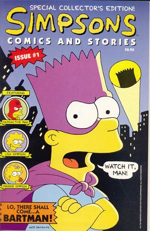 Simpsons Comics And Stories #1 Unbagged Direct Edition