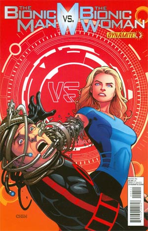 Bionic Man vs Bionic Woman #4 Regular Sean Chen Cover