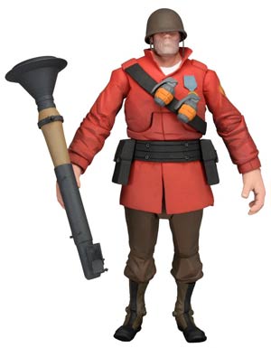Team Fortress Series 2 Soldier 7-Inch Deluxe Action Figure