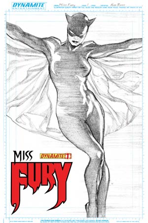 Miss Fury Vol 2 #1 Cover M High-End Alex Ross Character Sketch Ultra-Limited Cover (ONLY 75 COPIES IN EXISTENCE!)