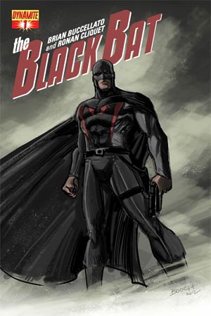 Black Bat #1 Cover M High-End Brian Buccellato Concept Art Ultra-Limited Cover (ONLY 25 COPIES IN EXISTENCE!)