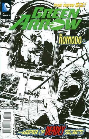 Green Arrow Vol 6 #20 Incentive Andrea Sorrentino Sketch Cover
