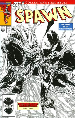 Spawn #231 Cover B Incentive Todd McFarlane Sketch Cover