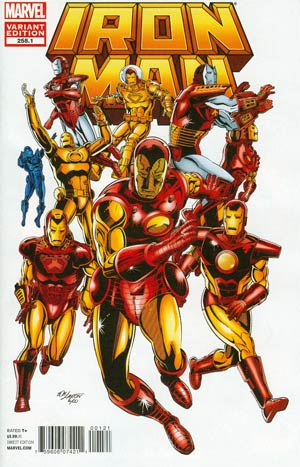 Iron Man #258.1 Cover B Incentive Bob Layton Variant Cover