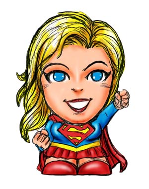 DC Erasers - Supergirl