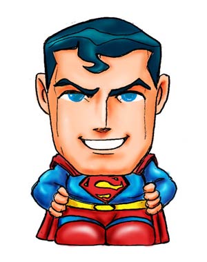 DC Erasers - Superman