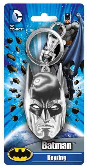 DC Pewter Keyring - Batman Head
