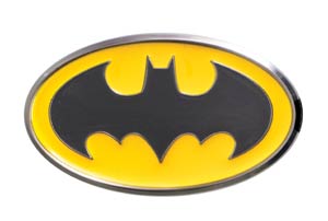 DC Pewter Lapel Pin - Batman Logo Painted