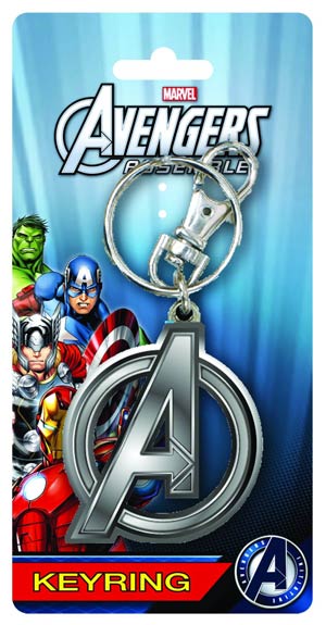 Marvel Pewter Keyring - Avengers Logo