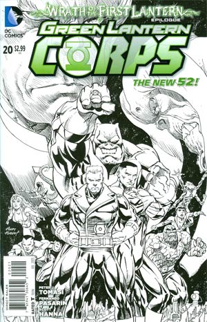 Green Lantern Corps Vol 3 #20 Cover B Incentive Andy Kubert Sketch Cover (Wrath Of The First Lantern Tie-In)