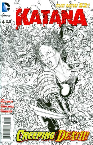 Katana #4 Incentive Juan Jose Ryp Sketch Cover