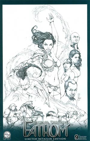 Fathom Vol 4 #9 Cover C Incentive Alex Konat Sketch