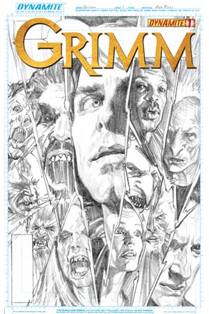 Grimm #1 Incentive Alex Ross Black & White Cover