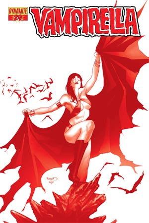 Vampirella Vol 4 #29 Incentive Paul Renaud Blood Red Cover