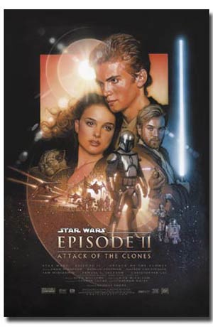 Star Wars Wall Poster - Episode II Attack Of The Clones