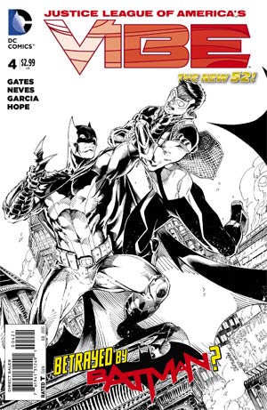Justice League Of Americas Vibe #4 Incentive Brett Booth Sketch Cover
