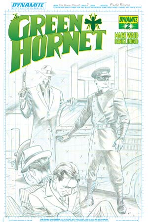 Mark Waids Green Hornet #2 High-End Paolo Rivera Art Board Ultra-Limited Cover (ONLY 25 COPIES IN EXISTENCE!)