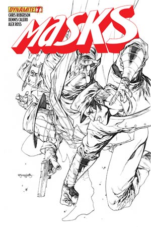 Masks #7 High-End Stephen Segovia Black & White Ultra-Limited Cover (ONLY 100 COPIES IN EXISTENCE!)