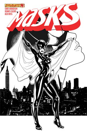 Masks #4 High-End Paul Renaud Black & White Ultra-Limited Cover (ONLY 100 COPIES IN EXISTENCE!)