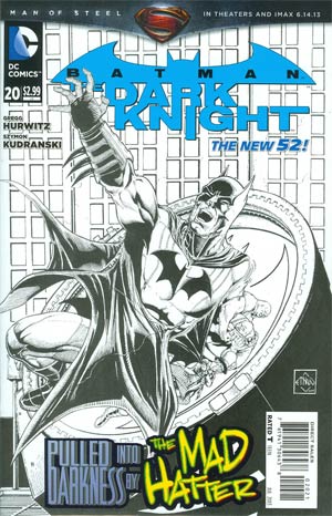 Batman The Dark Knight Vol 2 #20 Incentive Ethan Van Sciver Sketch Cover