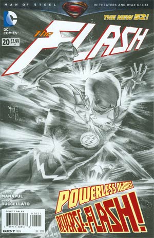 Flash Vol 4 #20 Cover B Incentive Francis Manapul Sketch Cover