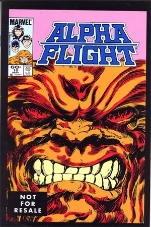 Alpha Flight #10 Cover B Toy Reprint 