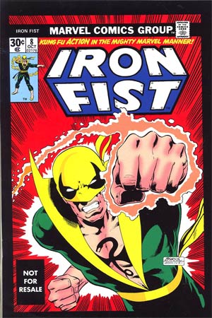 Iron Fist #8 Cover B Toy Reprint