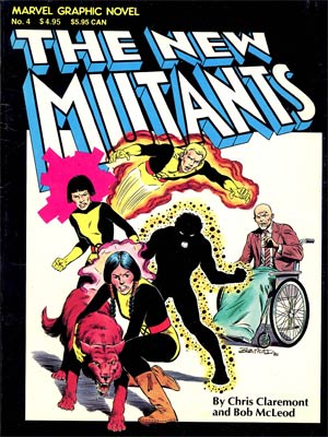 Marvel Graphic Novel #4 New Mutants Cover C 3rd Ptg