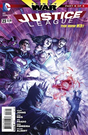 Justice League Vol 2 #23 Cover A Regular Doug Mahnke Cover (Trinity War Part 6)
