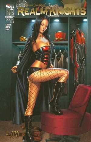 Grimm Fairy Tales Presents Realm Knights #1 Cover C Anthony Spay Black Cloak