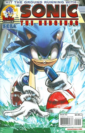Sonic The Hedgehog Vol 2 #252 Cover A Regular Ben Bates Cover