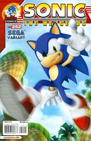Sonic The Hedgehog Vol 2 #252 Cover B Variant Sega Cover