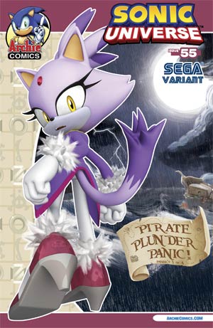 Sonic Universe #55 Cover B Variant Sega Cover