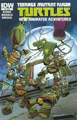 Teenage Mutant Ninja Turtles New Animated Adventures #2 Cover A Regular Dario Brizuela Cover