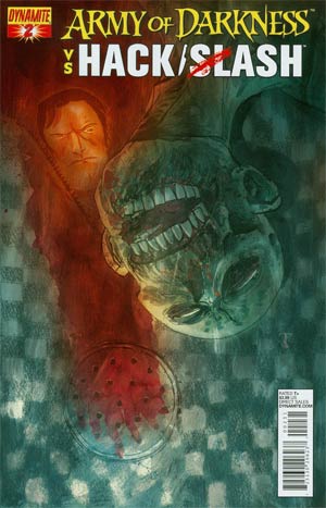 Army Of Darkness vs Hack Slash #2 Cover C Variant Ben Templesmith Cover