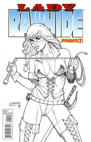 Lady Rawhide Vol 3 #1 Cover B Variant Joseph Michael Linsner Sketch Subscription Cover