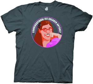 Big Bang Theory Conversational Ice Breaker Previews Exclusive T-Shirt Large