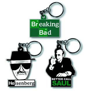 Breaking Bad Rubber Keychain 48-Piece Assortment Case