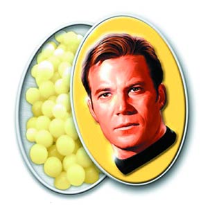 Star Trek Captain Kirk Tinned Candies 12-Piece Display