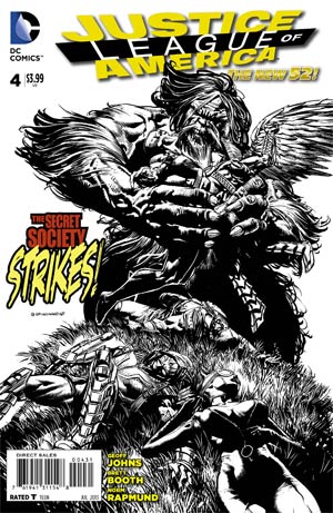 Justice League Of America Vol 3 #4 Incentive David Finch Sketch Cover