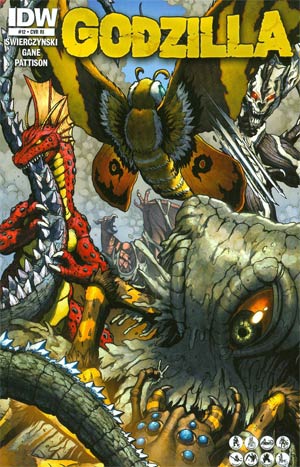 Godzilla Vol 2 #12 Cover B Incentive Matt Frank Variant Cover