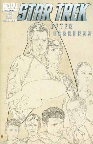 Star Trek (IDW) #21 Cover B After Darkness Incentive Tim Bradstreet Sketch Cover