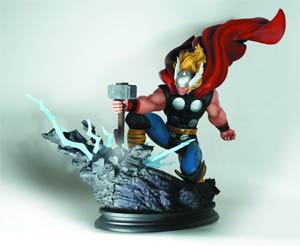 Thor Strike Down Statue By Bowen