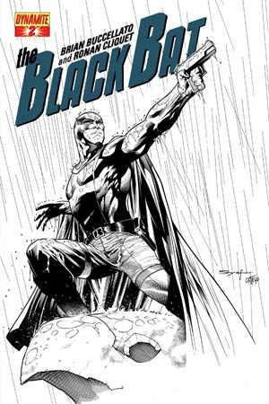 Black Bat #2 Cover G High-End Ardian Syaf Black & White Ultra-Limited Cover (ONLY 50 COPIES IN EXISTENCE!)