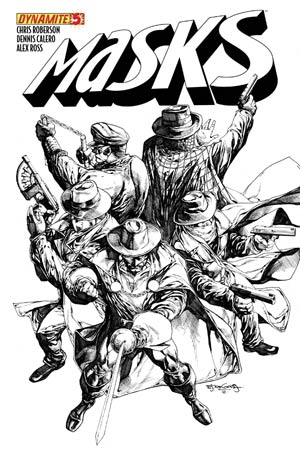 Masks #5 Cover H High-End Stephen Segovia Black & White Ultra-Limited Cover (ONLY 100 COPIES IN EXISTENCE!)