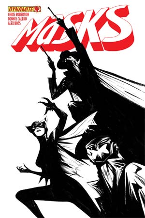 Masks #4 Cover J High-End Jae Lee Black & White Ultra-Limited Cover (ONLY 10 COPIES IN EXISTENCE!)