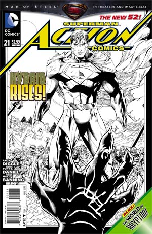 Action Comics Vol 2 #21 Cover D Incentive Tony S Daniel Sketch Cover